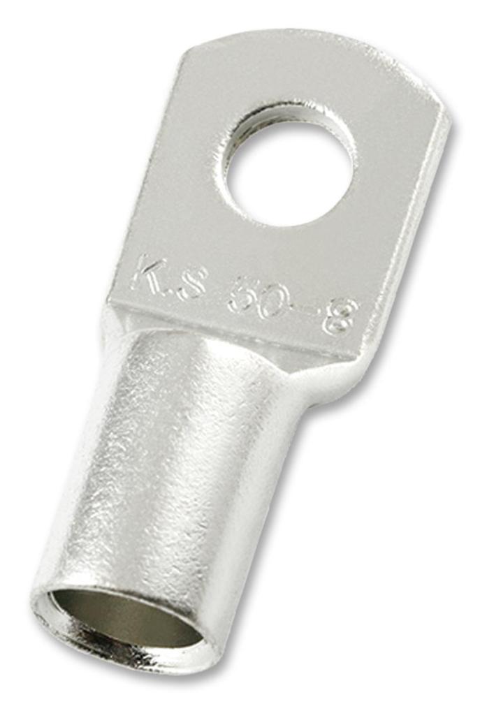 50.0mm² Copper Crimp Terminal Lug, 0AWG, M8 - MC000770