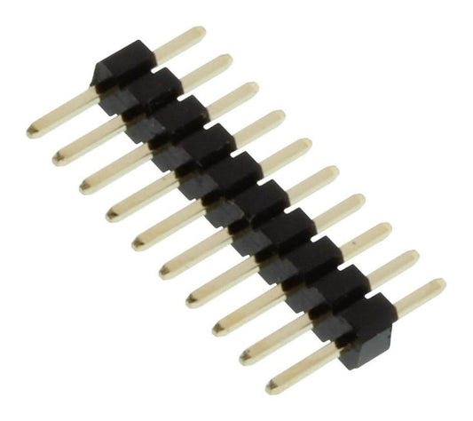 1.27mm Pin Header, 1 Row, 10 Way, Vertical - MC-HVT1-S10-G