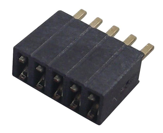 1.27mm PCB Header Socket, 1 Row, 10 Way, Vertical - 2206SA-10-46