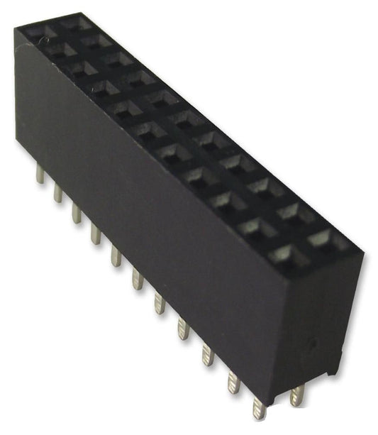 1.27mm PCB Header Socket, 2 Row, 50 Way, Vertical - 2200SB-50G-A1