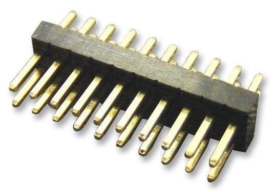 1.27mm Pin Header, 2 Row, 10 Way, Vertical - 2199SB-10G-301523