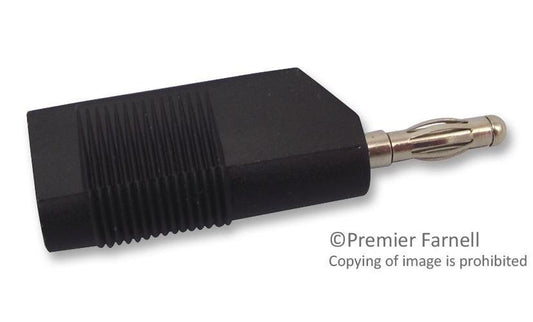 4mm Stackable Plug, Black, 30A, 30V - 25.403.2