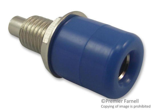 4mm Socket, Panel Mount, Blue, 32A - 24.247.5
