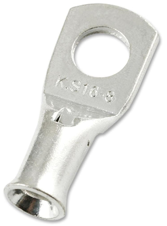 16.0mm² Copper Crimp Terminal Lug, 6AWG, M8 - MC000751