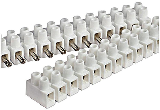 12-Pole Plug &amp; Socket Terminal Block, 450VAC, 45A, 12mm Pitch, Polyamide PA6.6 - HY434/12 NYSP
