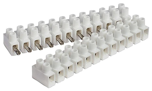 12-Pole Plug &amp; Socket Terminal Block, 450VAC, 24A, 8mm Pitch, Polyamide PA6.6 - HY431/12 FVSP