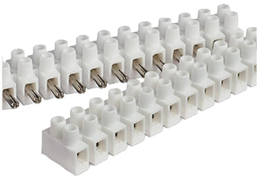 12-Pole Plug &amp; Socket Terminal Block, 450VAC, 24A, 8mm Pitch, Polyamide PA6.6 - HY431/12 NYSP