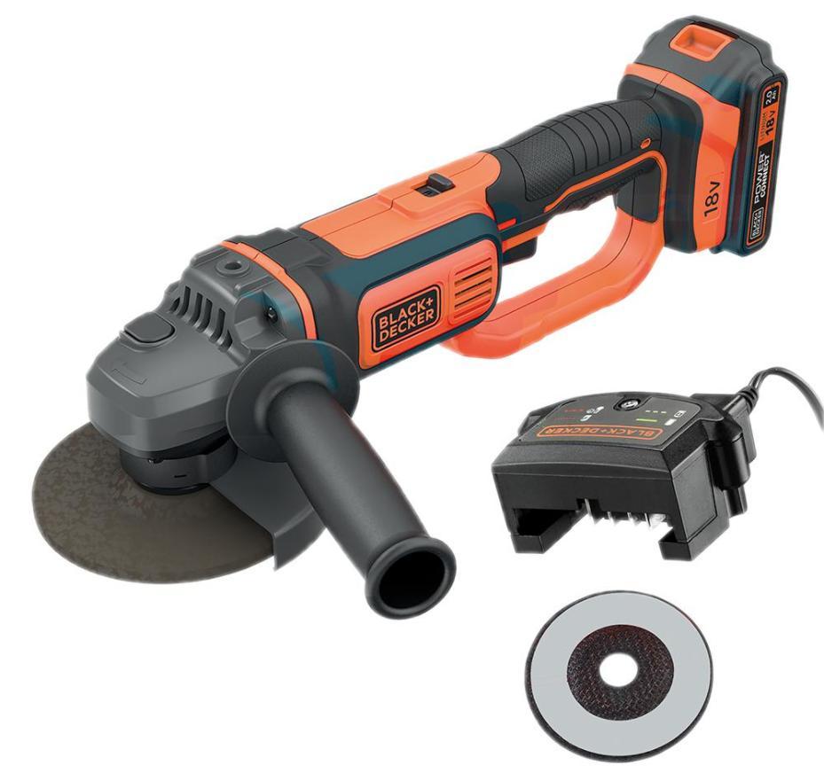 5" (125mm) 18V 2Ah Li-Ion Cordless Angle Grinder Kit - BCG720D13-GB