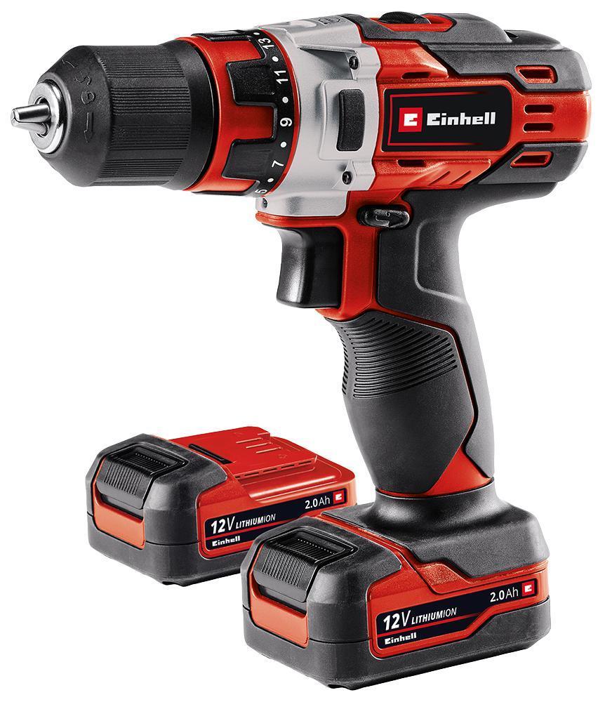 12V 2x 2Ah Li-Ion Cordless Drill Driver Kit - TE-CD 12/1 LI
