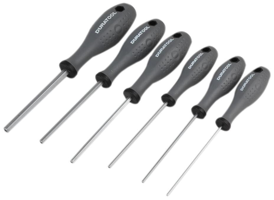 Tamperproof Hex Screwdriver Set, 6 Piece - D03444
