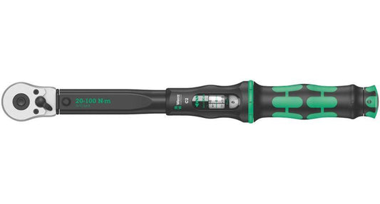 1/2" Click-Torque Torque Wrench with Reversible Ratchet, 20Nm - 100Nm - 05075621001