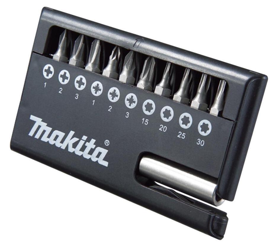 Screwdriver Bit Set, 11 Piece - D-30651
