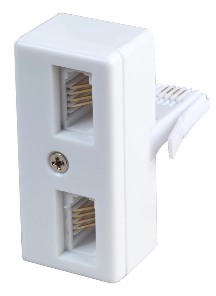 Double Telephone Adaptor, BT431A - PSG04227 – Rapidwarehouse