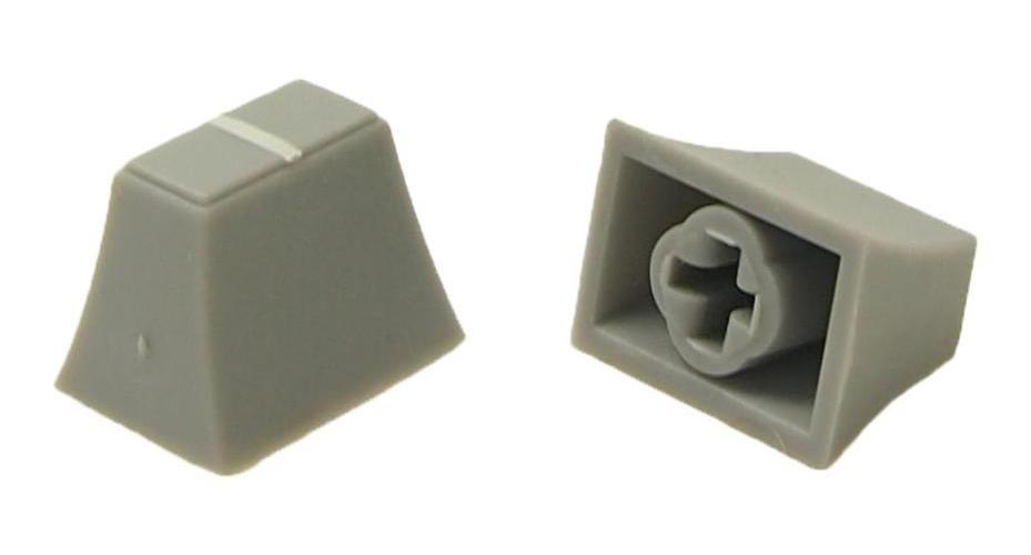 4mm Rectangular Slider Knob with White Indicator Line - MP001634