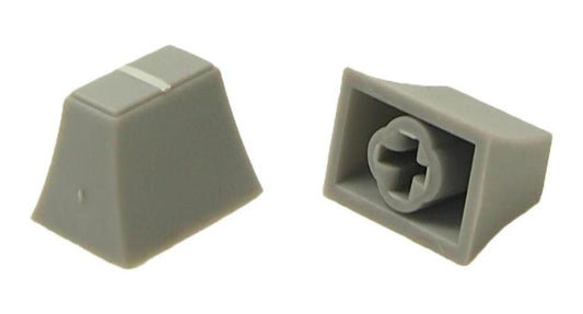 4mm Rectangular Slider Knob with White Indicator Line - MP001634