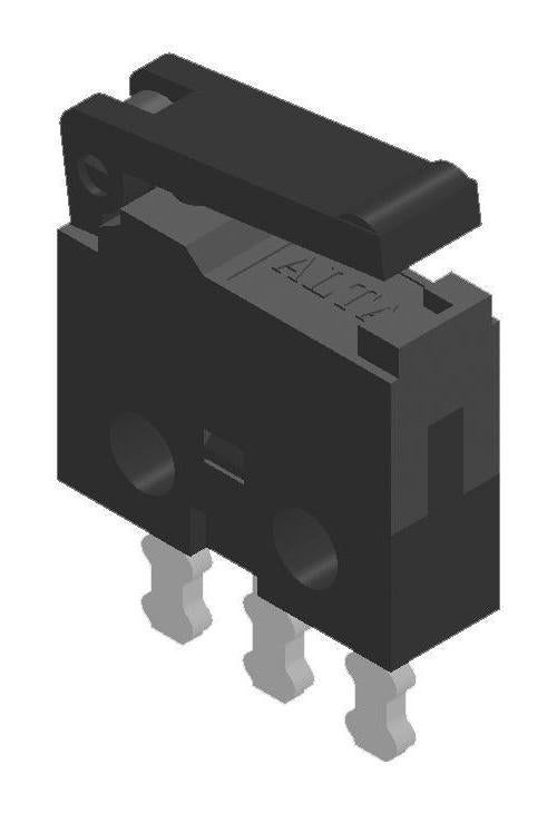 Hinge Lever Micro Switch, SPDT, 30V, 500mA, 0.3N, Vertical - MP000792 ...