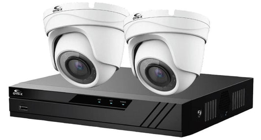 4CH DVR 4K Kit with 1TB HDD &amp; 2x Turret Camera - EAGLE-4-2TUR-8MP-1TB