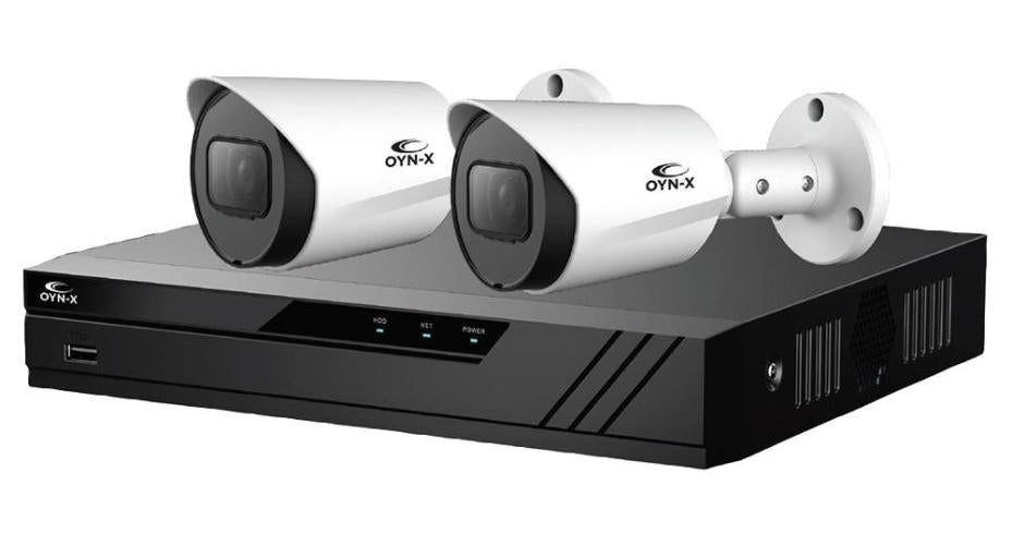 4CH DVR 4K Kit with 1TB HDD &amp; 2x Bullet Camera - EAGLE-4-2BUL-8MP-1TB