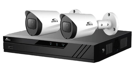 4CH DVR 4K Kit with 1TB HDD &amp; 2x Bullet Camera - EAGLE-4-2BUL-8MP-1TB
