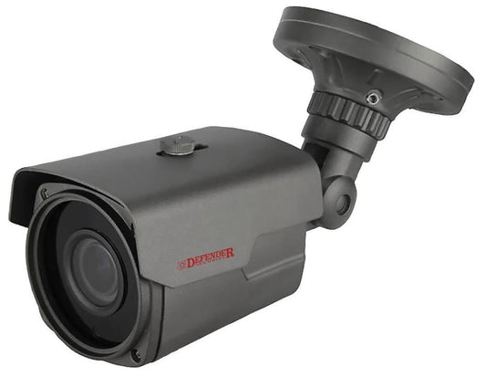 5MP HD 4-in-1 Hybrid Varifocal Bullet Security Camera, Grey, IP66 - DFR35