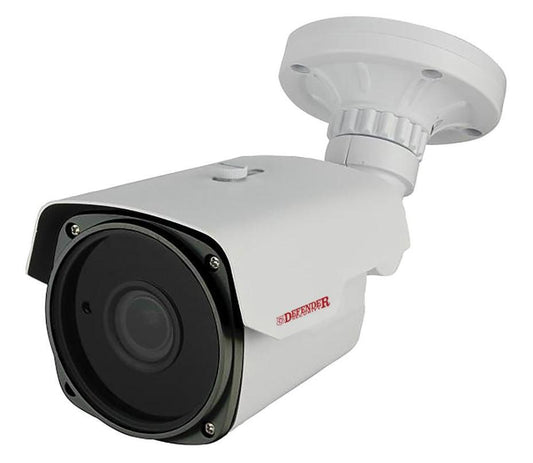 5MP HD 4-in-1 Hybrid Varifocal Bullet Security Camera, White, IP66 - DFR34