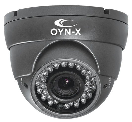 4K 8MP 4-in-1 Turret Camera, IP66, Grey - 4K-TUR-FG36