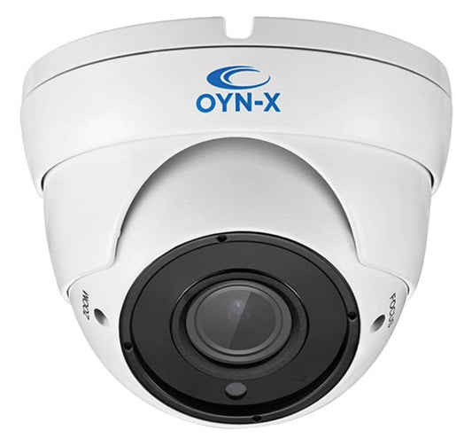 5MP 4-in-1 Varifocal Turret Camera, IP66, White - 5X-TUR-VFW36