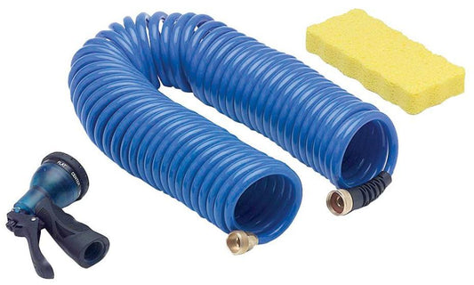 15m Self-Coiling Garden Hose Pipe, Blue - 580-HS5004U