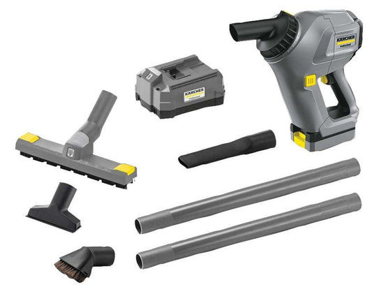 0.9L 18V 2.5Ah Li-Ion Cordless Hand Held Vacuum Cleaner - HV 1/1 FS