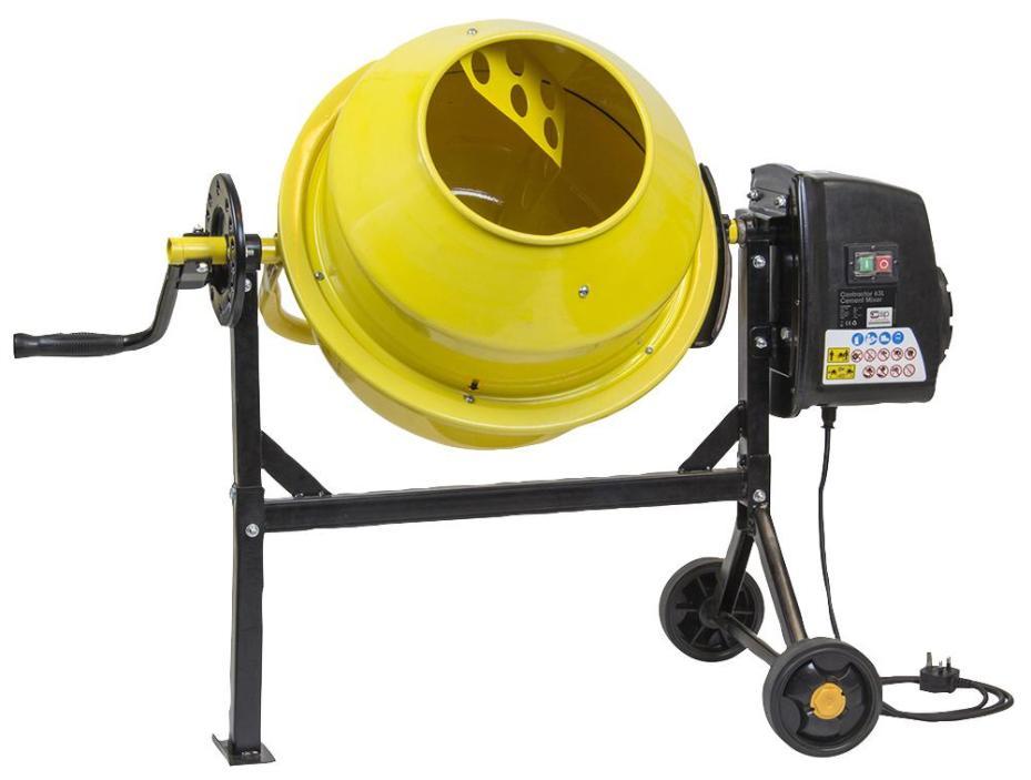 63L 220W Mini Cement Mixer 230V - 1600