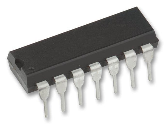 4 Channel, 4 Input, 3V to 18V XOR (exclusive OR) Gate, 6.8mA, 3V to 18V, DIP 14 - CD4030BE