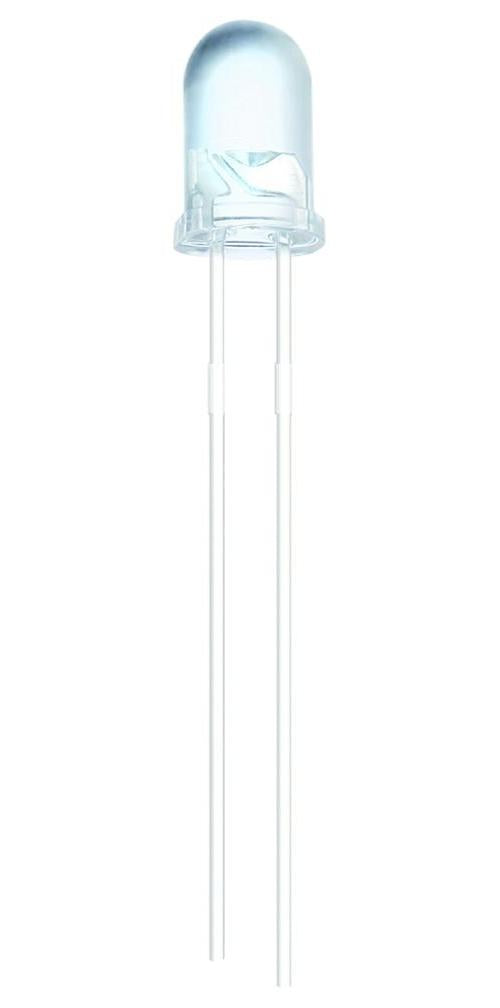 5mm T-1 3/4 White LED,  20mA, 3.2V, 25cd - MP000437