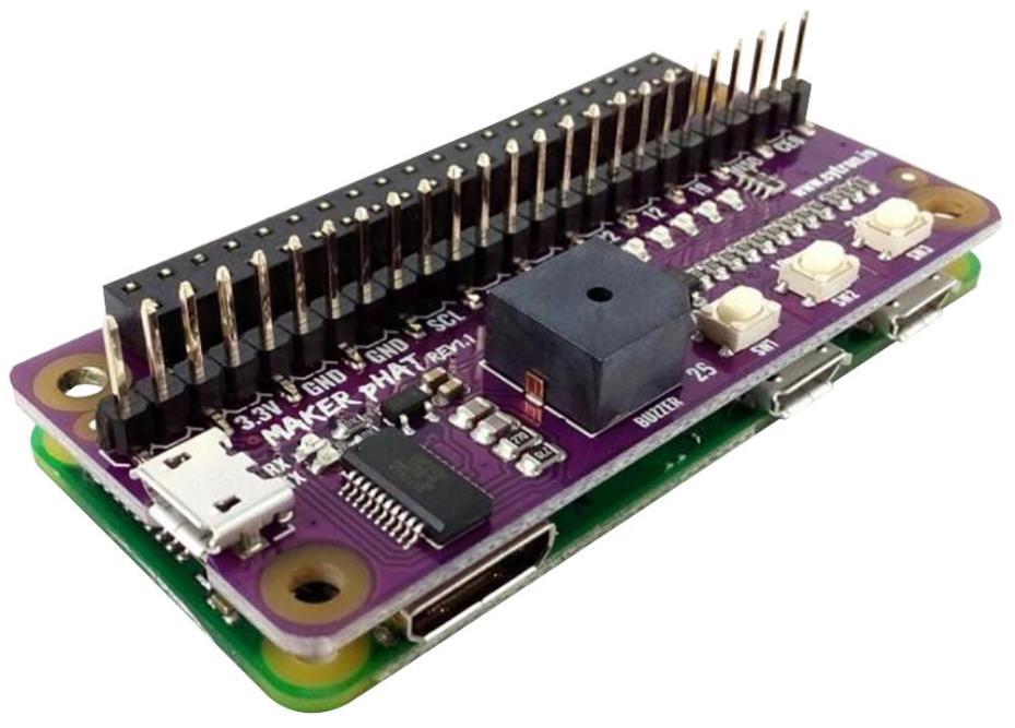 Maker pHAT Board for Raspberry Pi - 102513