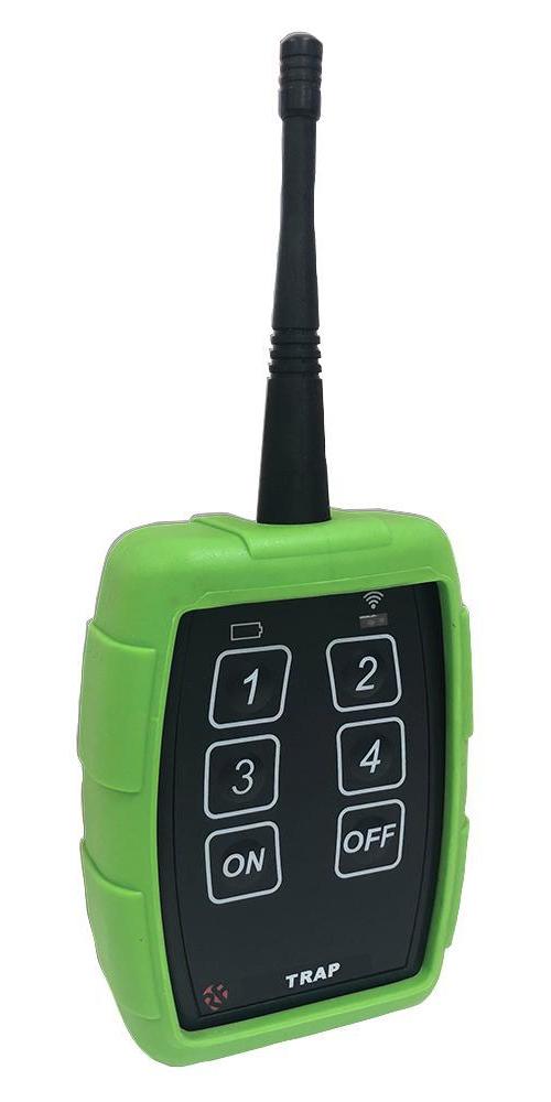 6 Button Handheld Transmitter, 2km, 868MHz - TRAP-8T6
