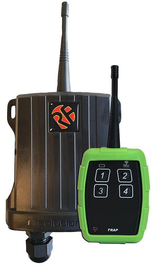4 Channel Remote Control System, 2km, 868MHz - TRAP-8S4