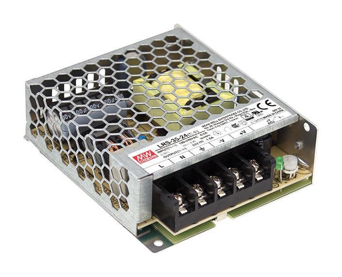 15V, 2.4A, 36W, Enclosed Power Supply - LRS-35-15