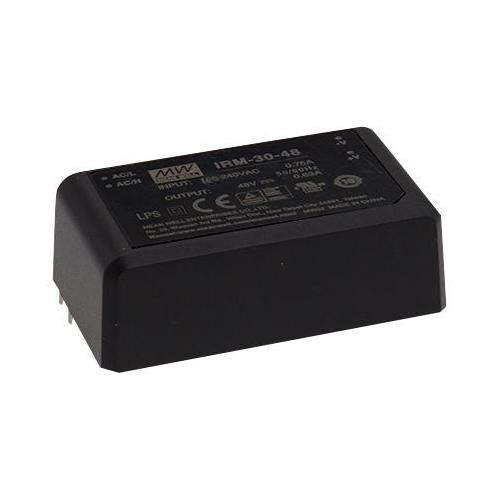 12V, 6A, 30W, PCB Mount AC/DC Power Supply - IRM-30-12