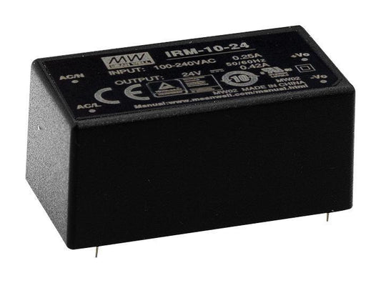 12V, 850mA, 10.2W, PCB Mount AC to DC Power Supply - IRM-10-12