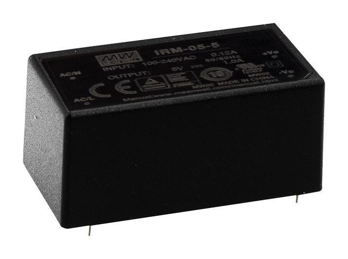 15V, 330mA, 5W, PCB Mount AC to DC Power Supply - IRM-05-15