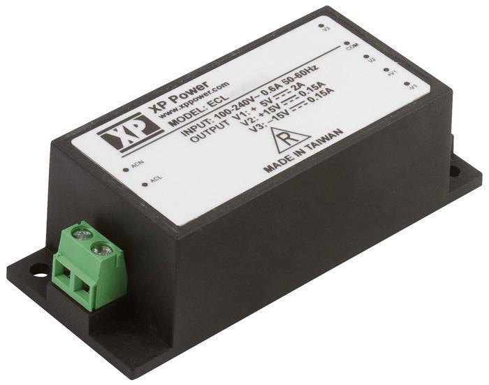 12V, 2.1A, 25W, Enclosed Power Supply, Screw Terminals - ECL25US12-S