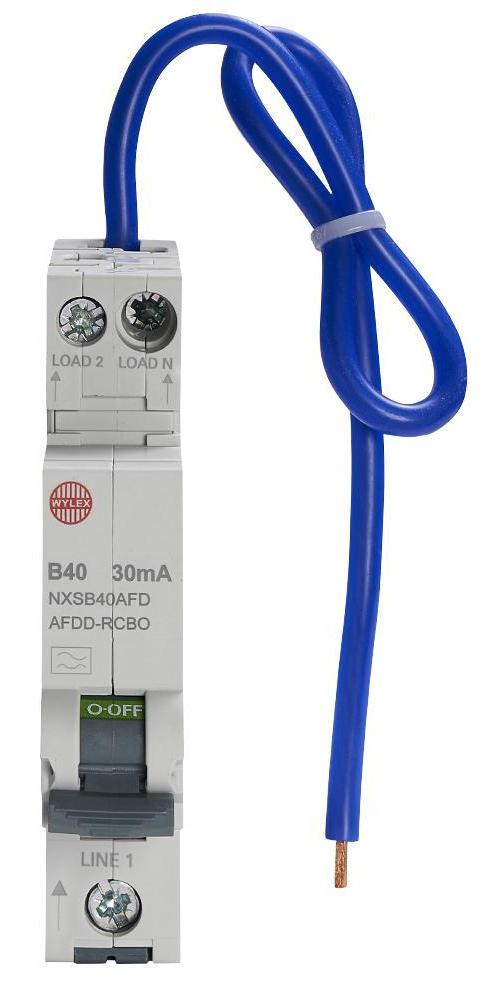40A Combined RCBO/AFDD, 30mA, B Curve - GB6:NXSB40AFD