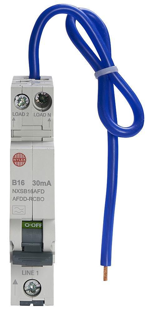 16A Combined RCBO/AFDD, 30mA, B Curve - GB6:NXSB16AFD
