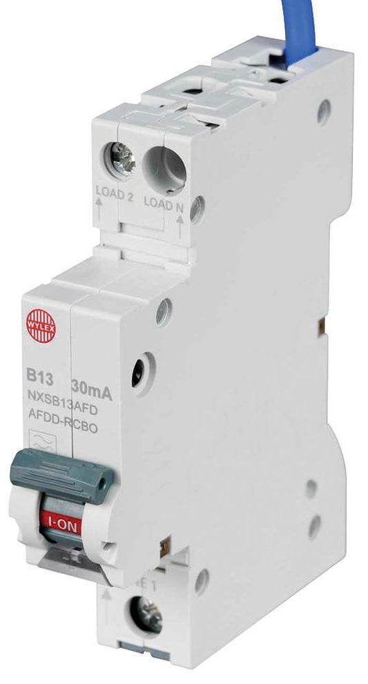 13A Combined RCBO/AFDD, 30mA, B Curve - GB6:NXSB13AFD