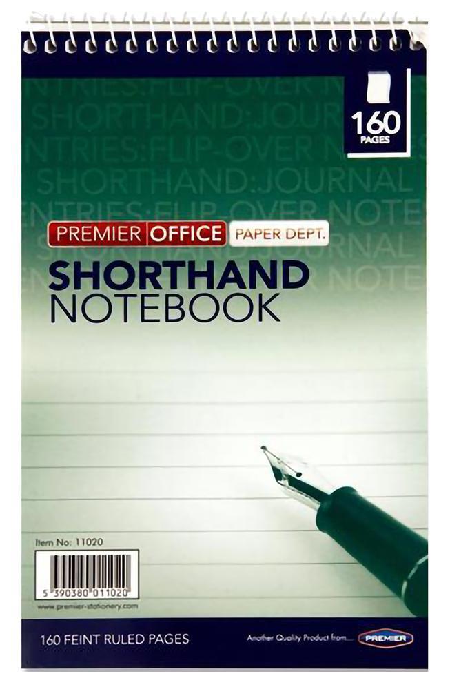 160 Page Shorthand Notebook - S2811020