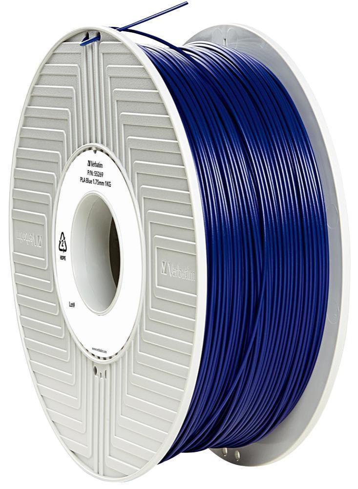 1.75mm Blue PLA Filament for 3D Printer, 334m Reel, 1kg - VB55322