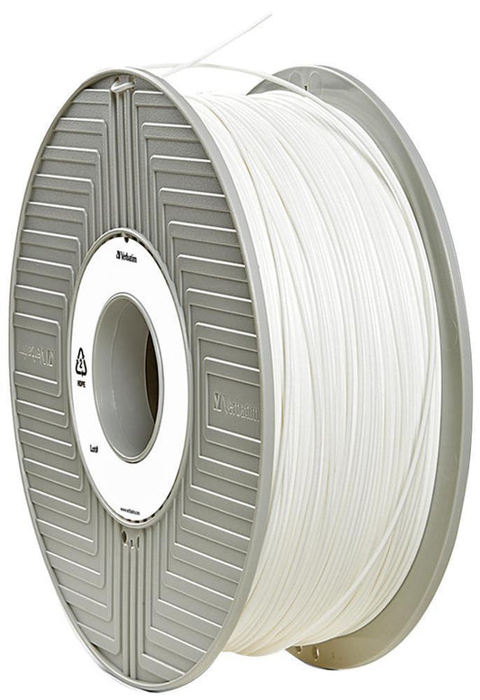 1.75mm White PLA Filament for 3D Printer, 334m Reel, 1kg - VB55315