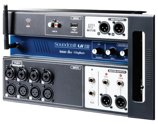 12CH Rack Audio Mixer with DSP - UI12