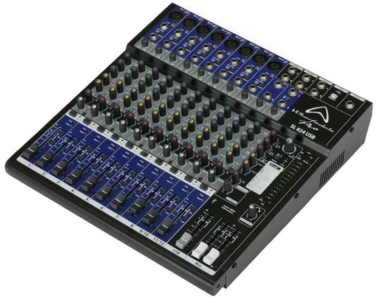 12-Channel Mixing Desk with DSP &amp; USB - SL824USB