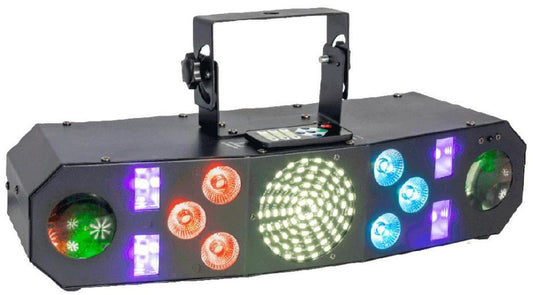 50W LED 4-in-1 Multi-FX Wash/Moon/Strobe/UV with IR Remote - COMBI-FX3
