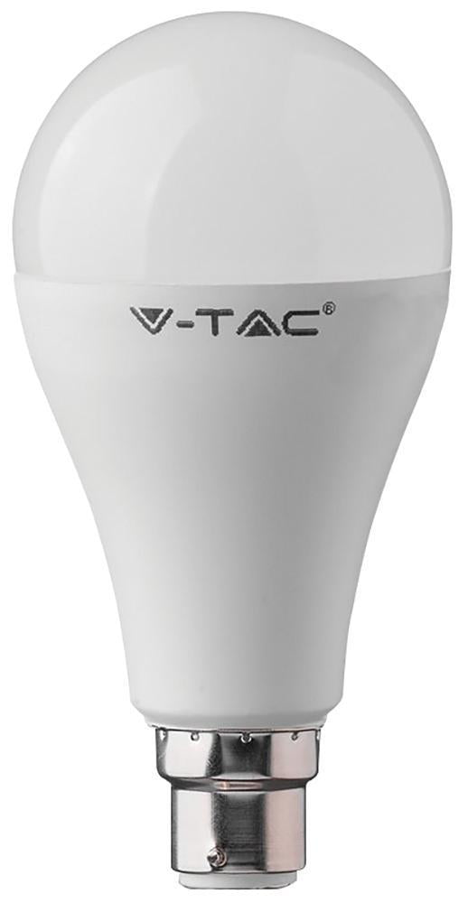 15W Frosted GLS LED, 6400K, 1250lm, B22, Non-Dimmable - VT-281 855